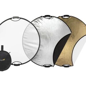 Impact 5 In 1 Collapsible Circular Reflector With Handles 42"